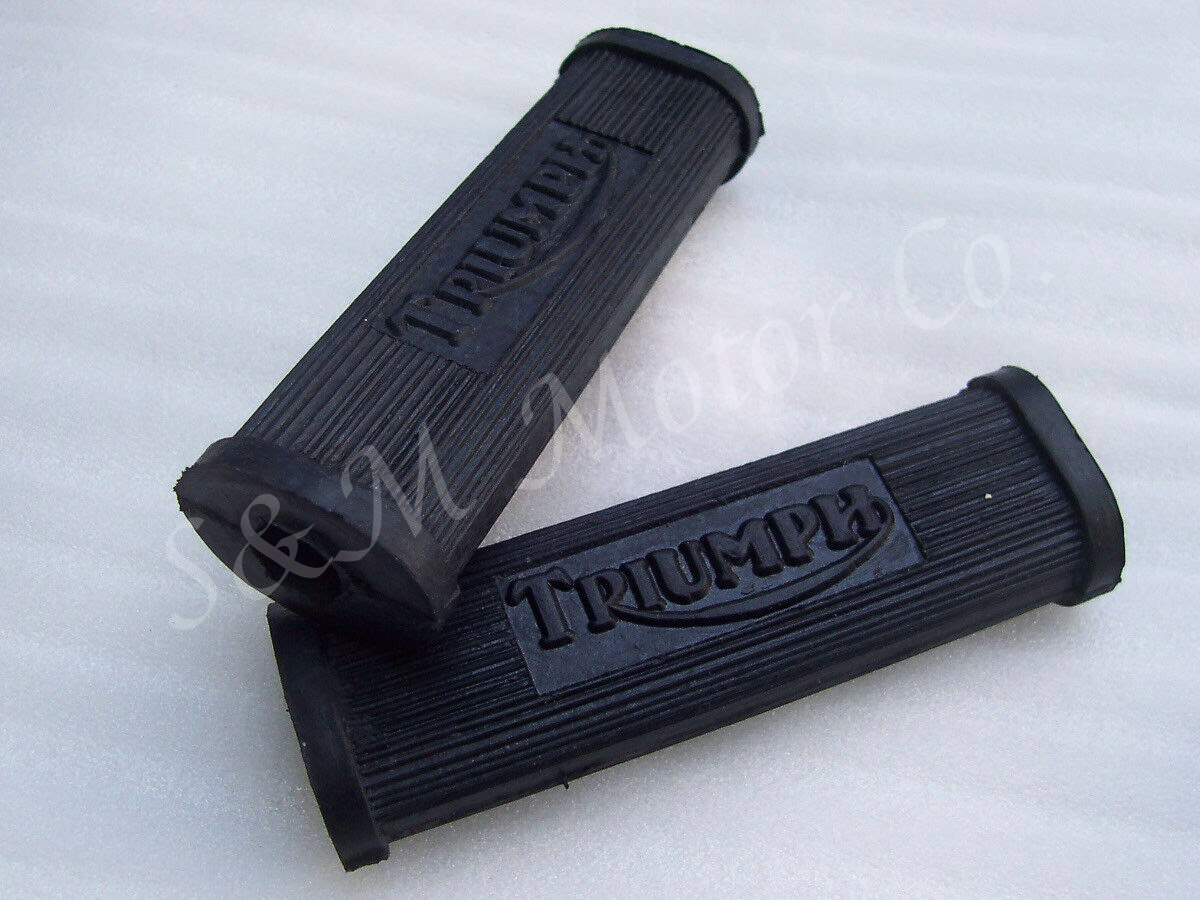 TRIUMPH FOOT REST FOOT PEG RUBBER PILLION FOOTREST SET BONNEVILLE TIGER