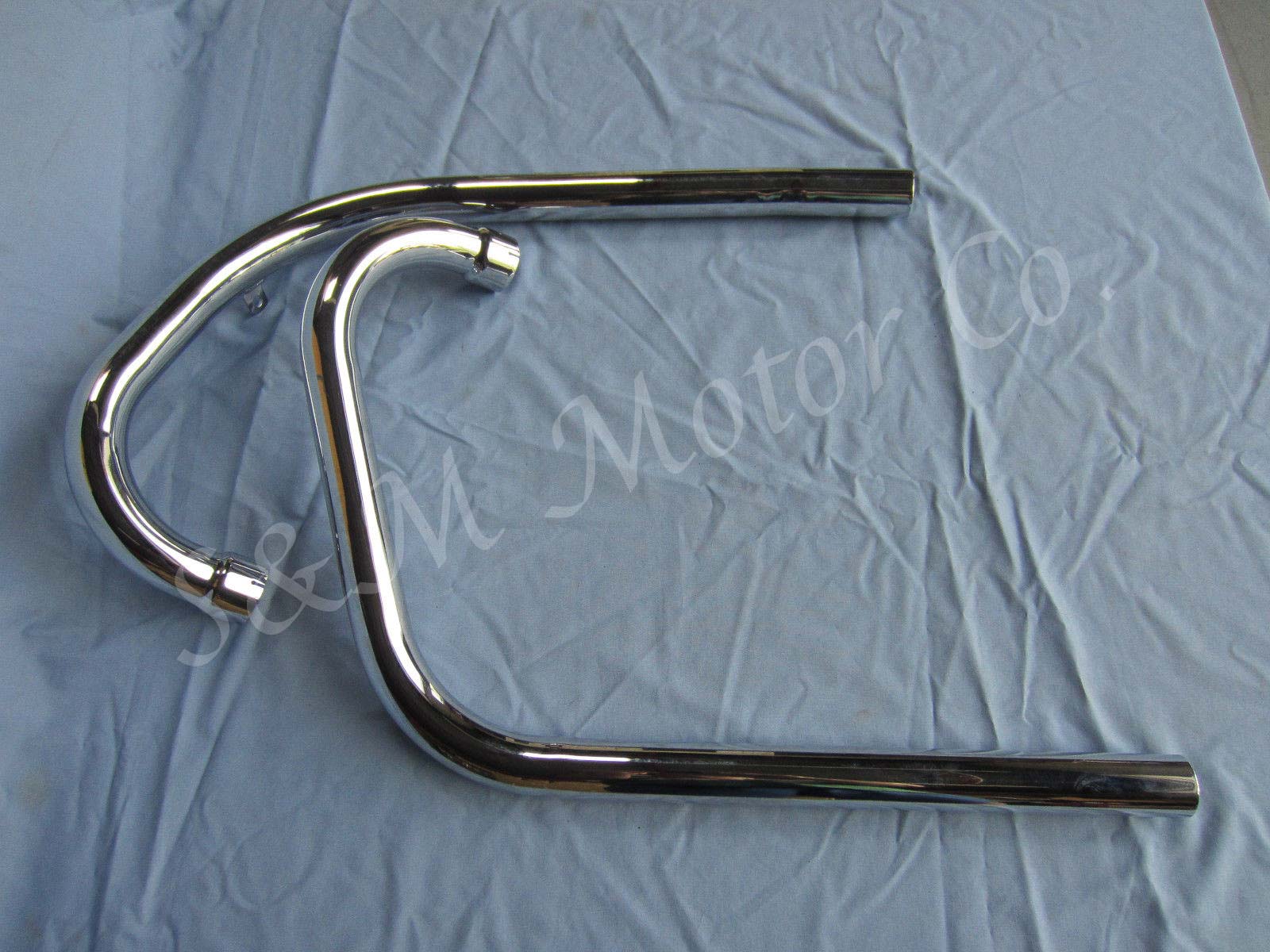 TRIUMPH EXHAUST HEADER PIPE T120 TR6 196370 BONNEVILLE TIGER 705957 705958 SM Motor Co