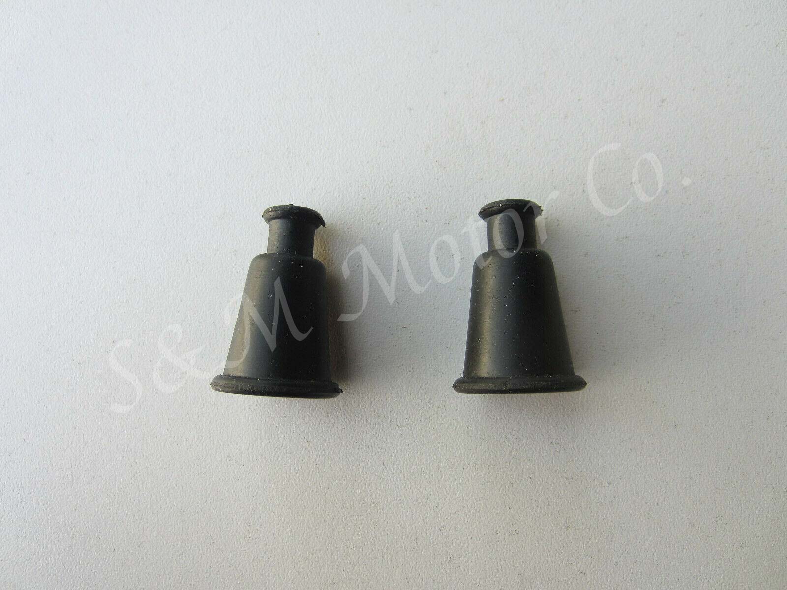 2 LUCAS K2F WIRE RUBBER BOOT GROMMET 458658 BSA TRIUMPH NORTON