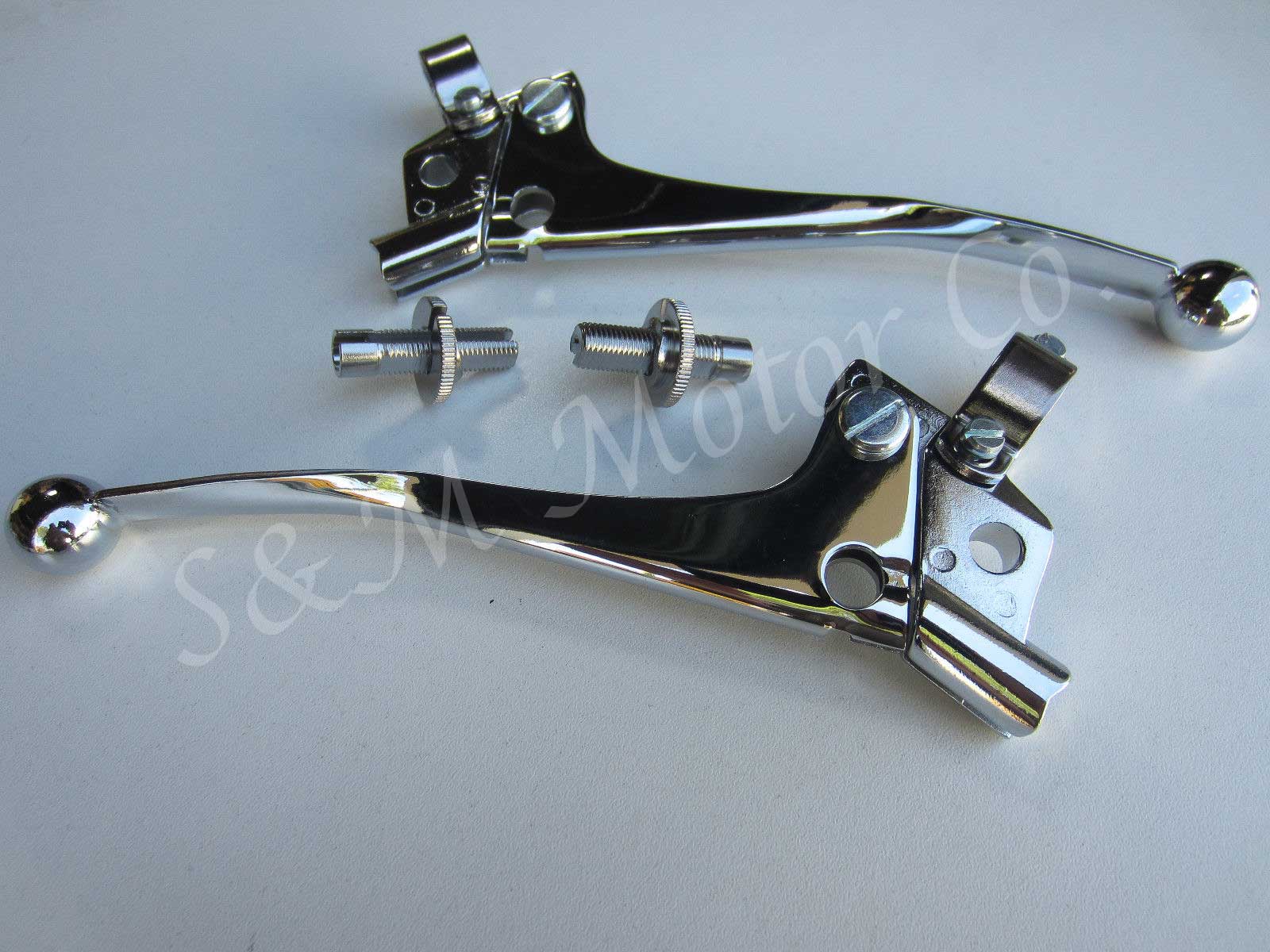 TRIUMPH BSA NORTON HANDLEBAR BRAKE CLUTCH LEVER SET T100 T120 T150