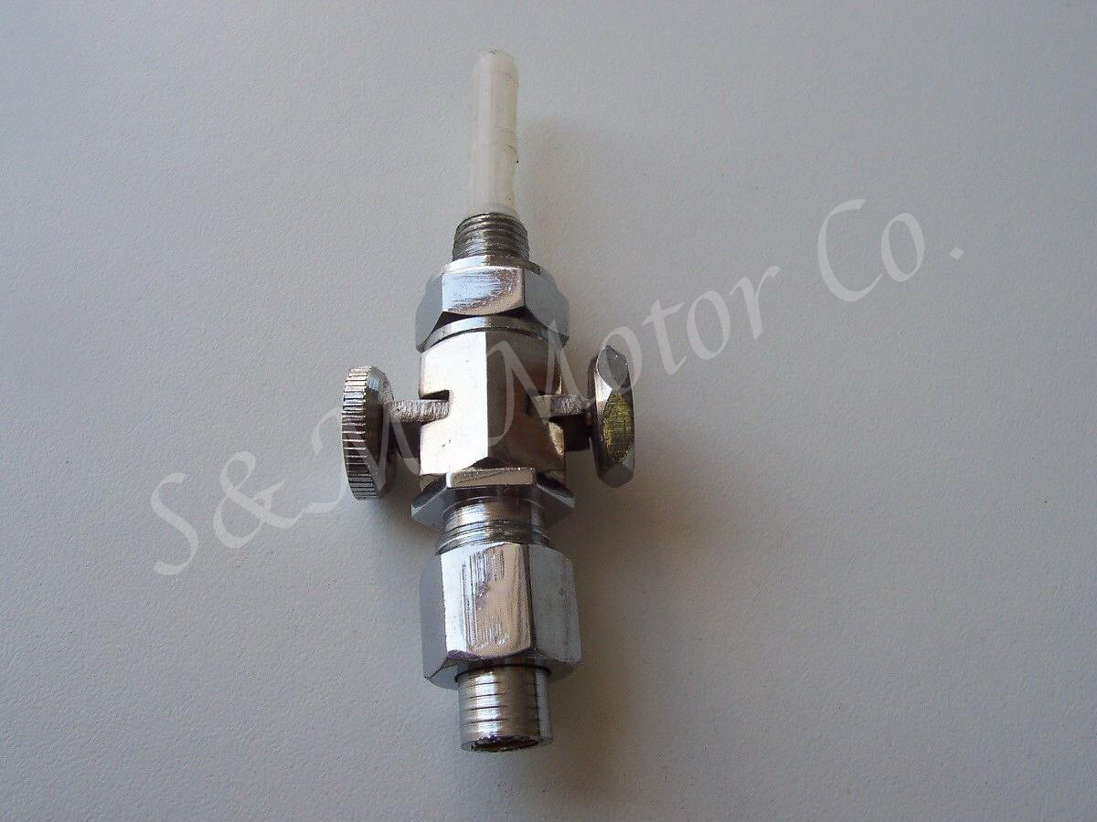 FUEL PETROL GAS TANK TAP PETCOCK 1/8 X 1/4 BSA TRIUMPH NORTON AJS